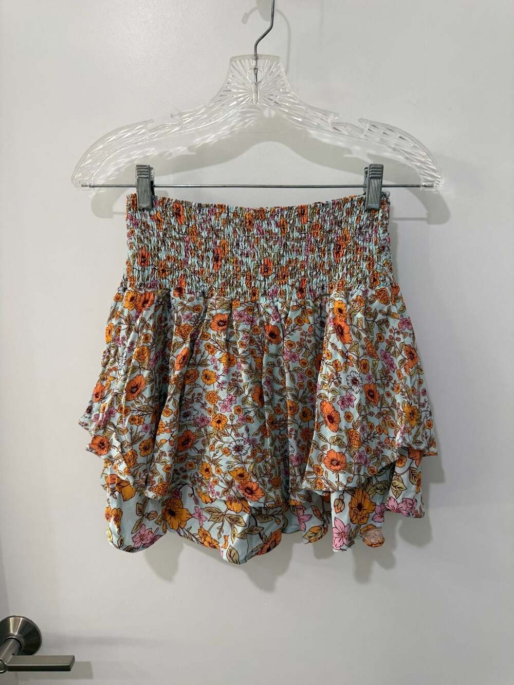 Maaji Abundance Is All Ruffled Floral Mini Skirt - Picture 2 of 8